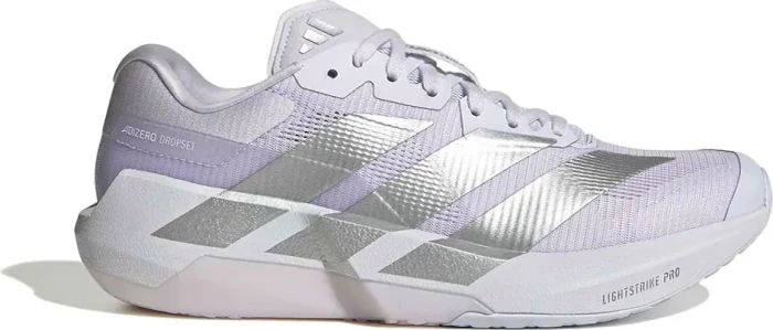 adidas Adizero Dropset Pro frozen purple/silver metallic/cloud white (Damen)
