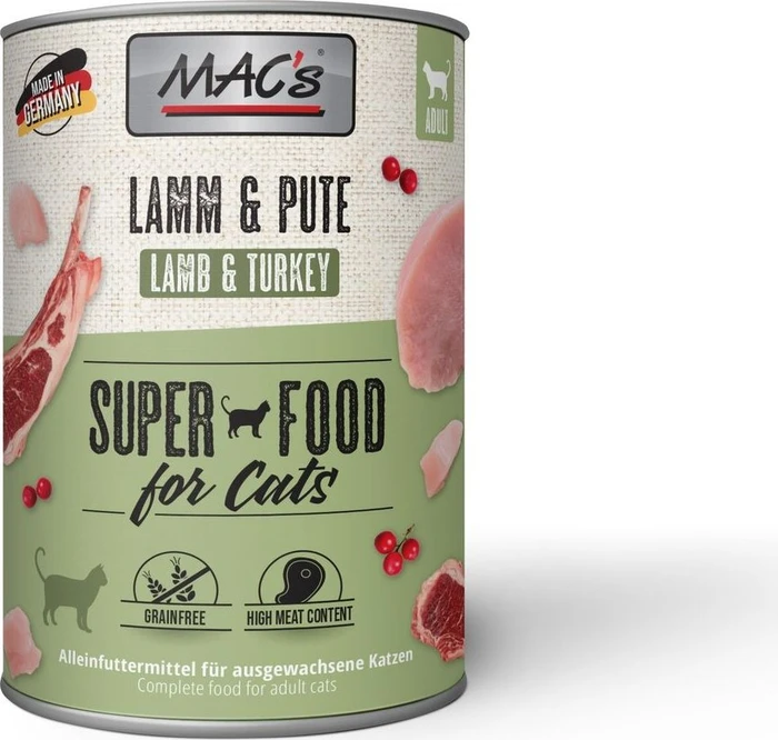 MAC's Cat Lamm und Pute, 2.40kg (6x 400g)
