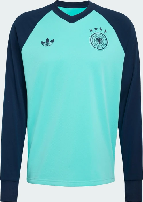 adidas FIFA WM 2026 Deutschland Auswärts Aufwärmshirt langarm flash aqua (Herren)