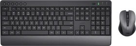 Trust Trezo Comfort Wireless Keyboard & Mouse Set, schwarz, USB, DE