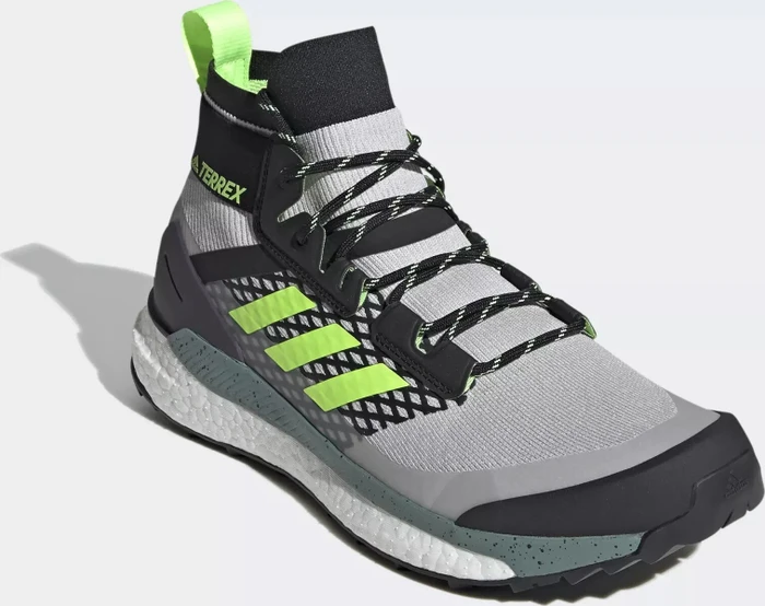 adidas Terrex Free Hiker grey two/core black/signal green (Herren)