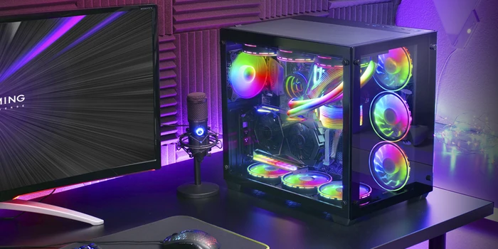 Mars Gaming MCV3, schwarz, Glasfenster