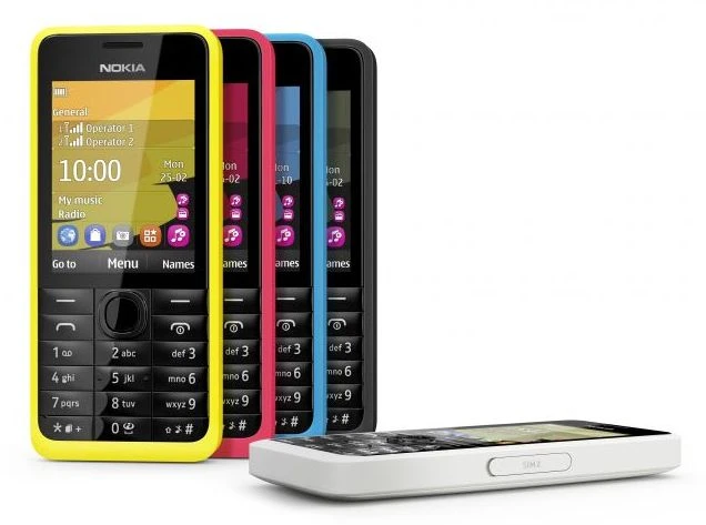 Nokia 301 rot