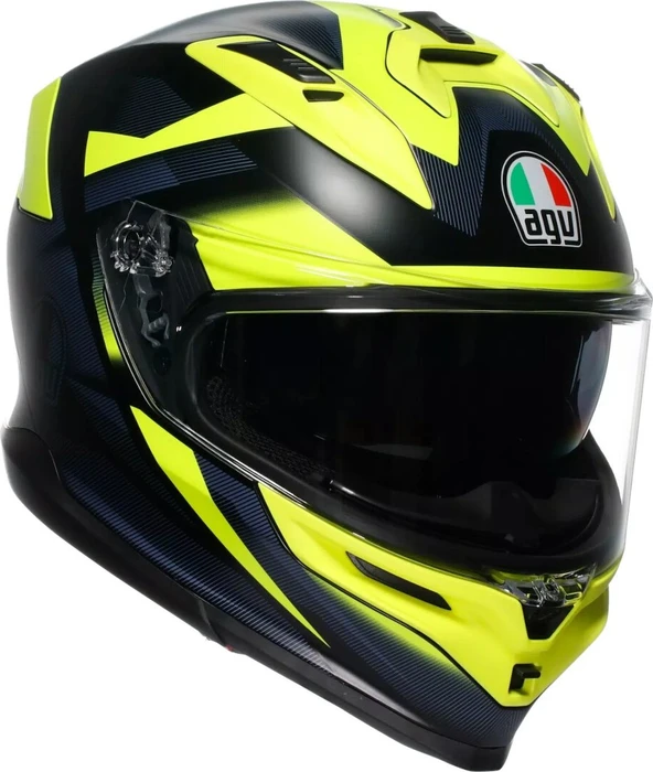 AGV K7 Glimpse matt schwarz/gelb
