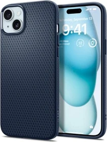 Spigen Liquid Air für Apple iPhone 15 navy blue