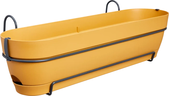 Elho Vibia Campana All-In-1 oval 70x26cm honig gelb