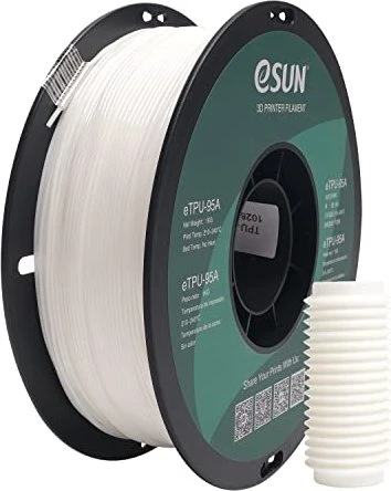 eSUN eTPU-95A, weiß, Spule, 1.75mm, 1.00kg