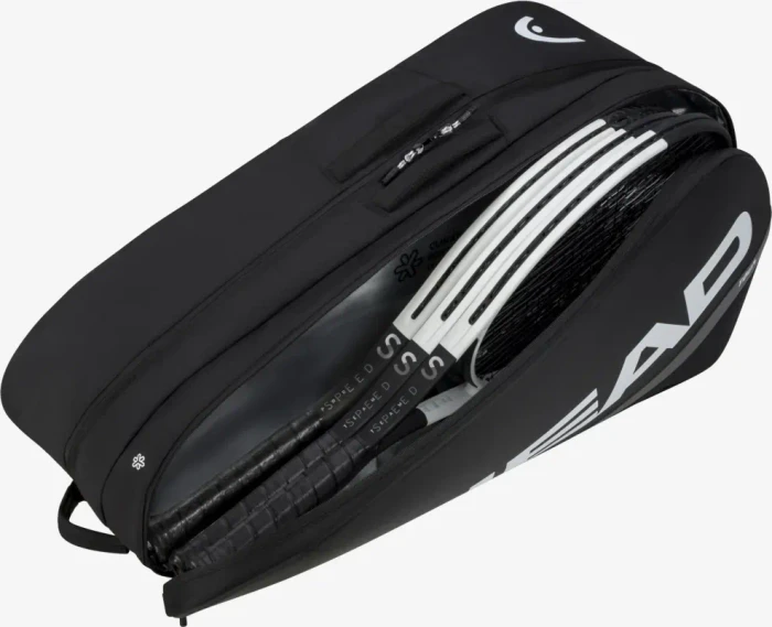 Head Tour Racquet Bag L Tennistasche schwarz/weiß