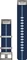 Garmin Ersatzarmband QuickFit 22 Nylon indigo Vorschaubild