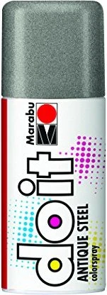 Marabu Do It Colorspray Antique Steel, silber, 150ml