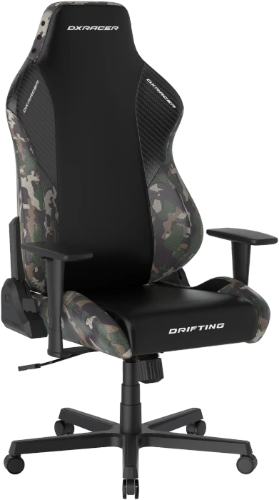DXRacer Drifting Series 2023 L Kunstleder Gamingstuhl, schwarz/camouflage