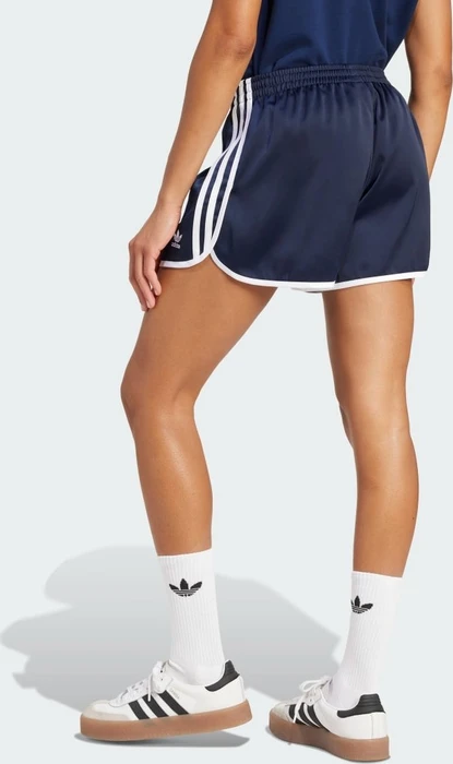adidas Adicolor 3-Streifen Sprinter Laufhose kurz night indigo/white (Damen)