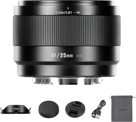 7artisans Lite 25mm 1.8 AF für Fujifilm X schwarz