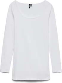 Vero Moda Maxi Shirt langarm bright white (Damen)