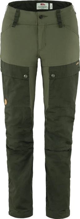 Fjällräven Keb Hose lang deep forest/laurel green (Damen)