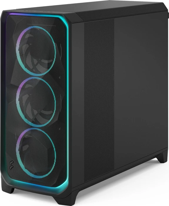 Fractal Design Meshify 3 XL Ambience Pro RGB Black TG Light Tint, schwarz, Glasfenster