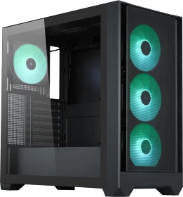 Silentware Flow 110 A-RGB Black, Glasfenster (FLOW110BLACK)