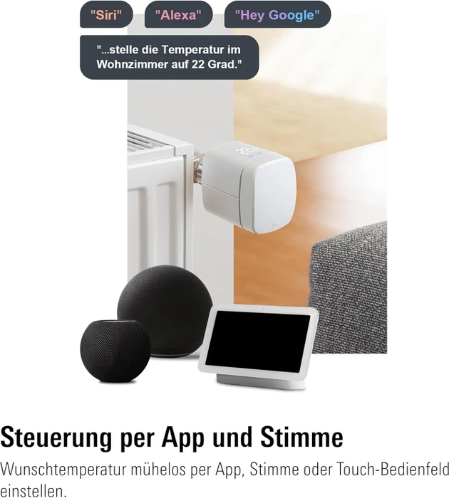 Eve Thermo 2024 (4. Generation/Matter) Heizkörperthermostat, Heizungssteuerung