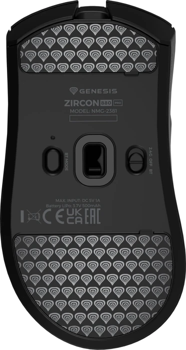 Genesis Zircon 880 Pro 8K/8K Wireless Gaming Mouse schwarz, USB/Bluetooth