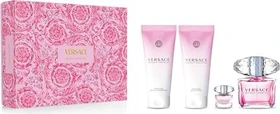 Versace Bright Crystal EdT 90ml + EdT 5ml + Body Lotion 100ml + Duschgel 100ml Duftset
