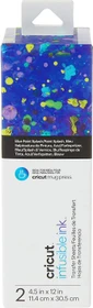 Cricut Infusible Ink Transferfolie Blue Paint Splash, 2 Stück
