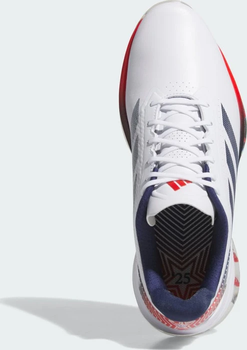 adidas Adizero ZG Spikeless Golf cloud white/dark blue/red (Herren)