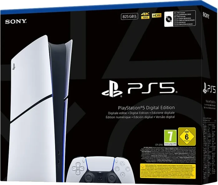 Sony PlayStation 5 Slim Digital Edition - 825GB weiß