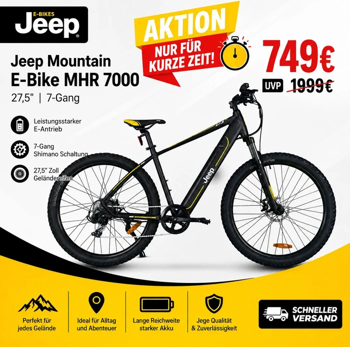Jeep MHR 7000 schwarz