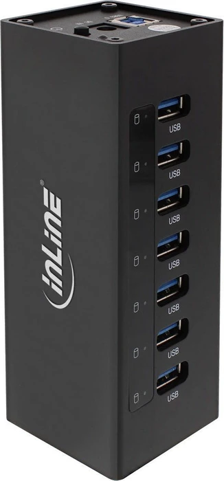 InLine USB-Hub, 7x USB-A 3.0, USB-B 3.0 [Buchse]