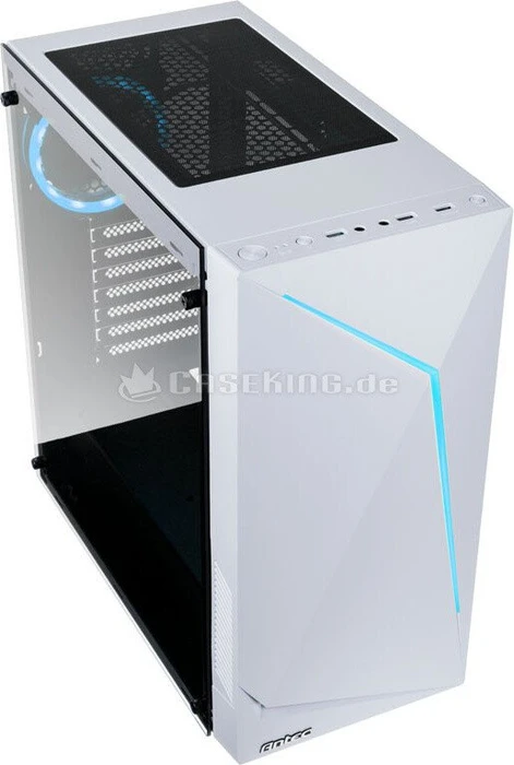Antec NX300, weiß, Glasfenster