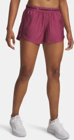 Under Armour Tech Play Up Hose kurz fuchsia dusk/dark maroon (Damen)