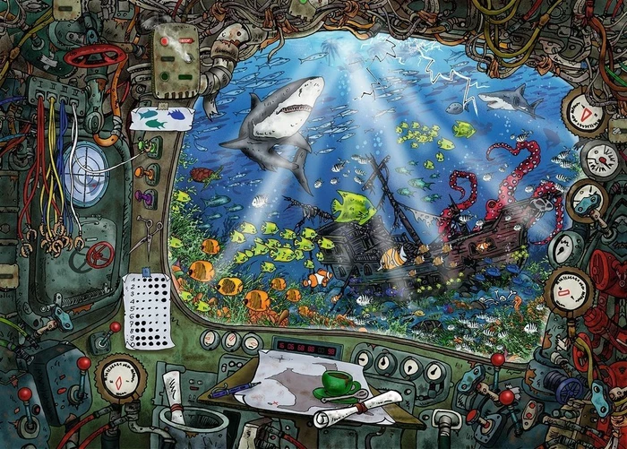 Ravensburger Puzzle EXIT Im U-Boot