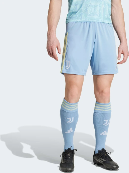 adidas Juventus Turin 2025/2026 Auswärtsshorts ash blue (Herren)