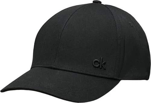 Calvin Klein Baumwoll-Twill Kappe schwarz