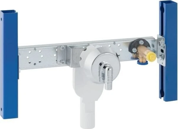 Geberit Duofix Traversenelement für Waschmaschine, Wandarmatur Aufputz, mit UP-Siphon