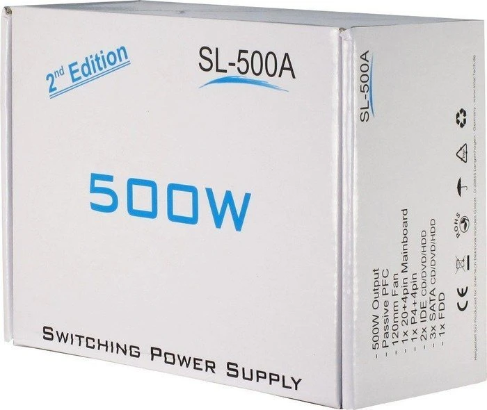 Inter-Tech SL-500 500W, ATX 2.03