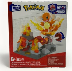 Mattel Mega Construx Pokémon Glumandas feurige Drehung