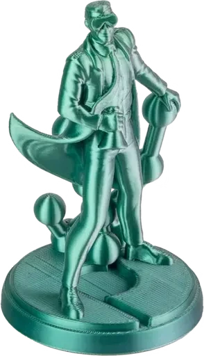 Polymaker Panchroma Dual Silk PLA, Jadeite (Green-Chrome), Spule, 1.75mm, 1.00kg