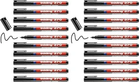 edding 370 Permanentmarker schwarz, 10er-Pack