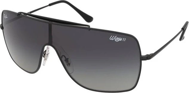 Ray-Ban RB3697 Wings II 135mm black/grey mirror