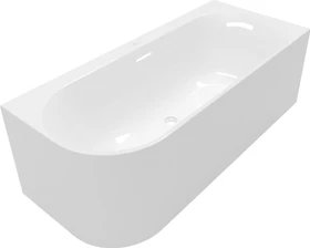 Villeroy & Boch Loop&Friends Oval Vorwand-Badewanne für Eckeinbau rechts 180x80cm, weiß alpin