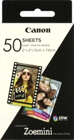 Canon ZP-2030 ZINK Sticker Fotopapier glänzend weiß, 50x76mm, 50 Blatt