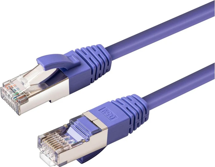 MicroConnect Patchkabel, Cat6, S/FTP, RJ-45/RJ-45, 10m, violett