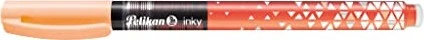 Pelikan inky Pastell Tintenroller (Mine) orange, Rechtshänder, 10er-Pack, Faltschachtel