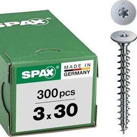 Spax WIROX A9J 4CUT T-STAR plus T10 Universalschraube, 3x30mm, 300 Stück
