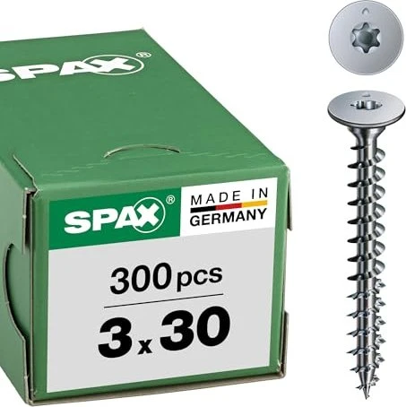 Spax WIROX A9J 4CUT T-STAR plus T10 Universalschraube, 3x30mm, 300 Stück