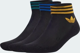adidas Trefoil Ankle Socken black/royal blue, 3 Paare