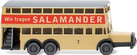 Wiking Miniaturen Berliner Doppeldeckerbus D 38 Salamander