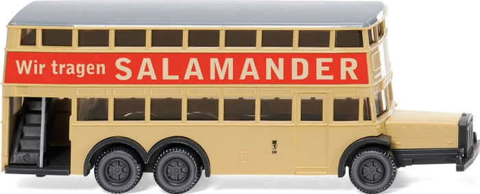Wiking Miniaturen Berliner Doppeldeckerbus D 38 Salamander