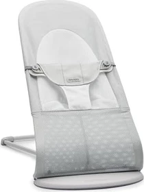 BabyBjörn Balance Soft Babywippe silber/weiß mesh